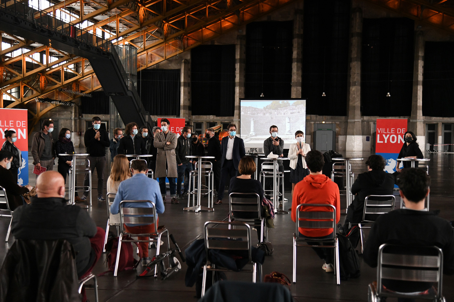 Conférence de presse du 18 mai 2021 en présence des acteurs culturels / photo : Muriel Chaulet - Ville de Lyon - 10 