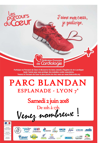 Affiche des parcours du coeur 2018