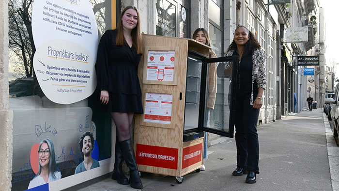 Un frigo solidaire dans le cadre du budget participatif à la Guillotière