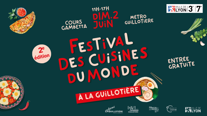 Festival des cuisines du monde le 2 juin 2024