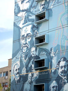 Fresque Lyon, la santé, la vie